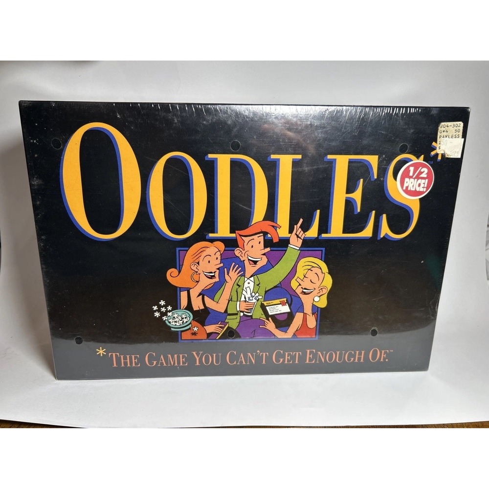 Vintage Oodles Board Game by Milton Bradley 1992 New in Factory Sealed Box